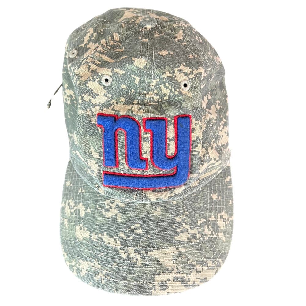 NFL 47 Brand New York Giants Camo Adjustable Hat Strapback